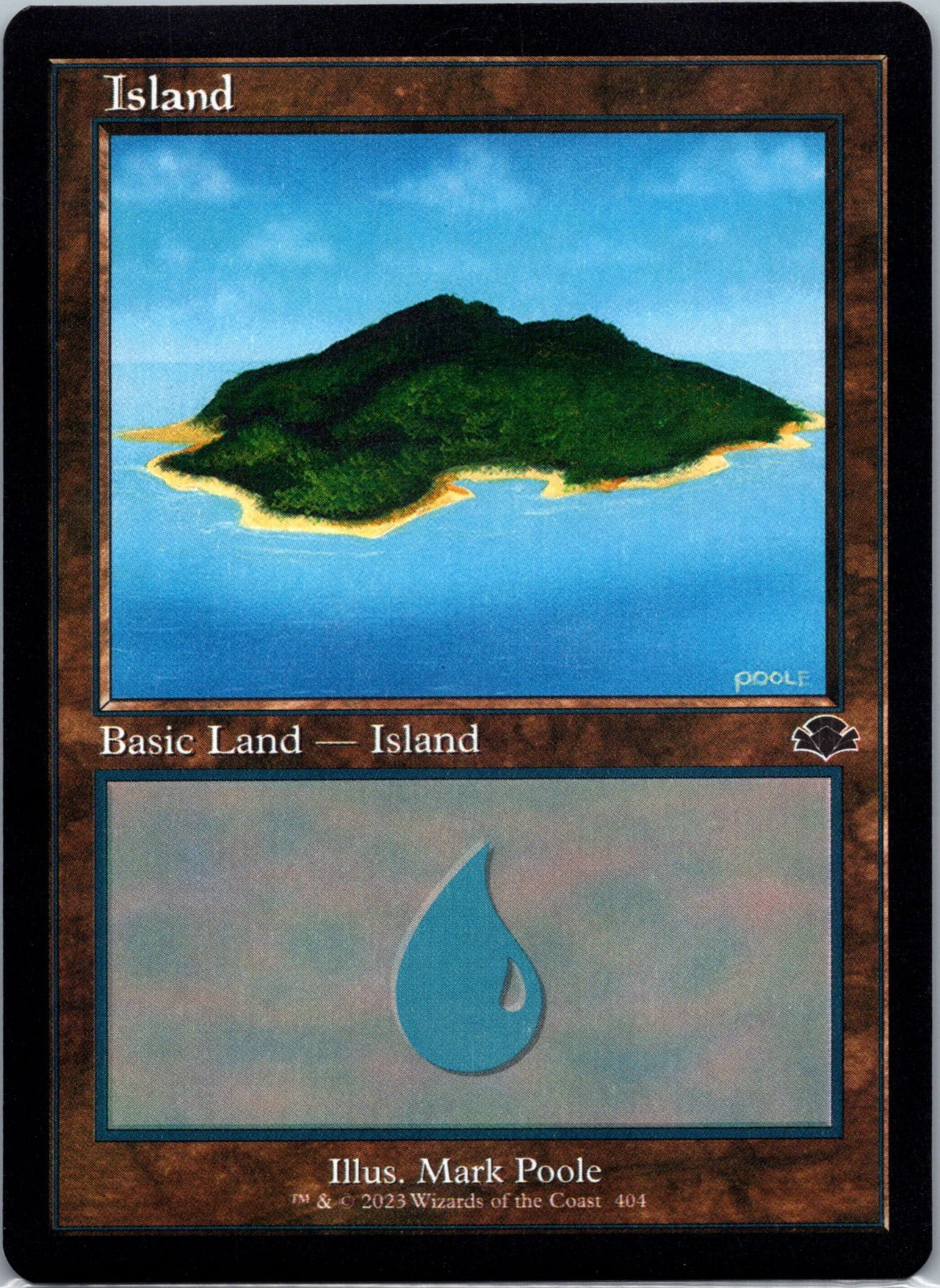 Island (Retro Frame) L Dominaria Remastered 404 NM