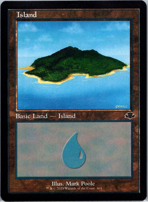 Island (Retro Frame) L Dominaria Remastered 404 NM