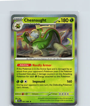 Chesnaught Holo Rare ME04: Chaos Rising 007/086 NM