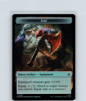 Bird Soldier // Axe Double-Sided Token Foil T The Hobbit 1 // 10 NM