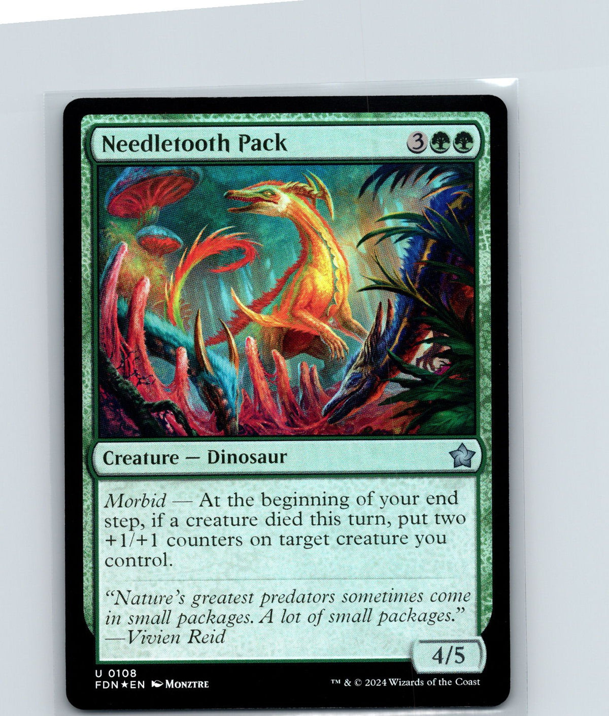 Needletooth Pack Foil U Foundations 108 NM