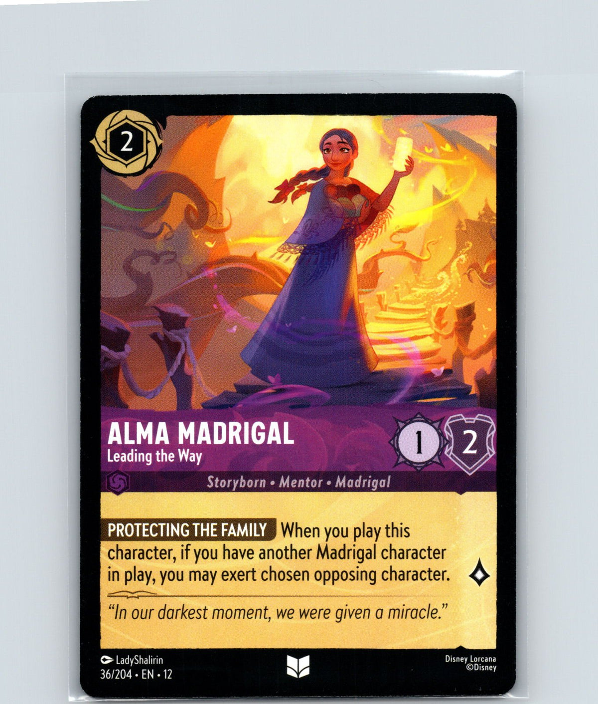 Alma Madrigal - Leading the Way Uncommon Wilds Unknown 36/204 NM