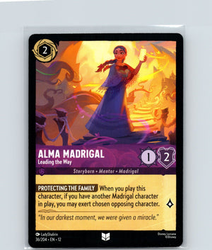 Alma Madrigal - Leading the Way Uncommon Wilds Unknown 36/204 NM