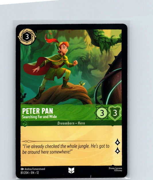 Peter Pan - Searching Far and Wide Uncommon Wilds Unknown 81/204 NM