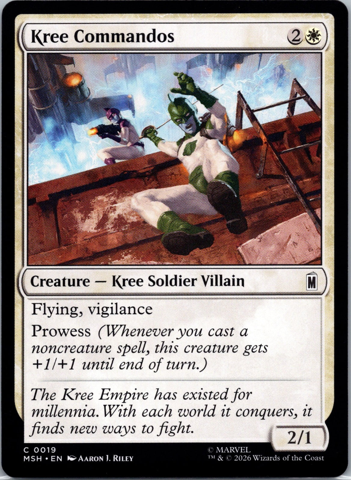 Kree Commandos C Marvel Super Heroes 19 NM