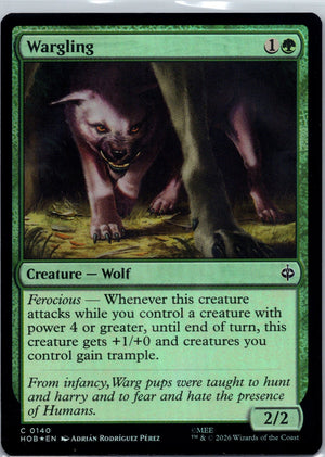 Wargling Foil C The Hobbit 140 NM