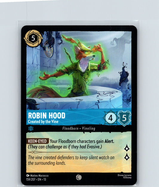 Robin Hood - Created by the Vine Common Attack of the Vine! 159/207 NM