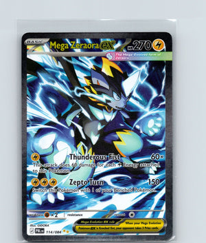 Mega Zeraora ex Special Illustration Rare ME05: Pitch Black 114/084 NM