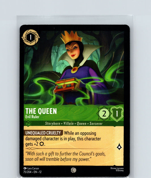 The Queen - Evil Ruler Common Wilds Unknown 75/204 NM