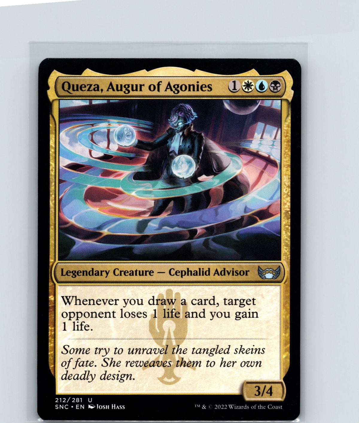 Queza, Augur of Agonies U Streets of New Capenna 212 NM