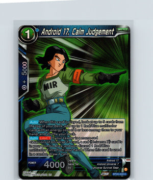 Android 17, Calm Judgement Foil Common Power Absorbed BT20-033 NM