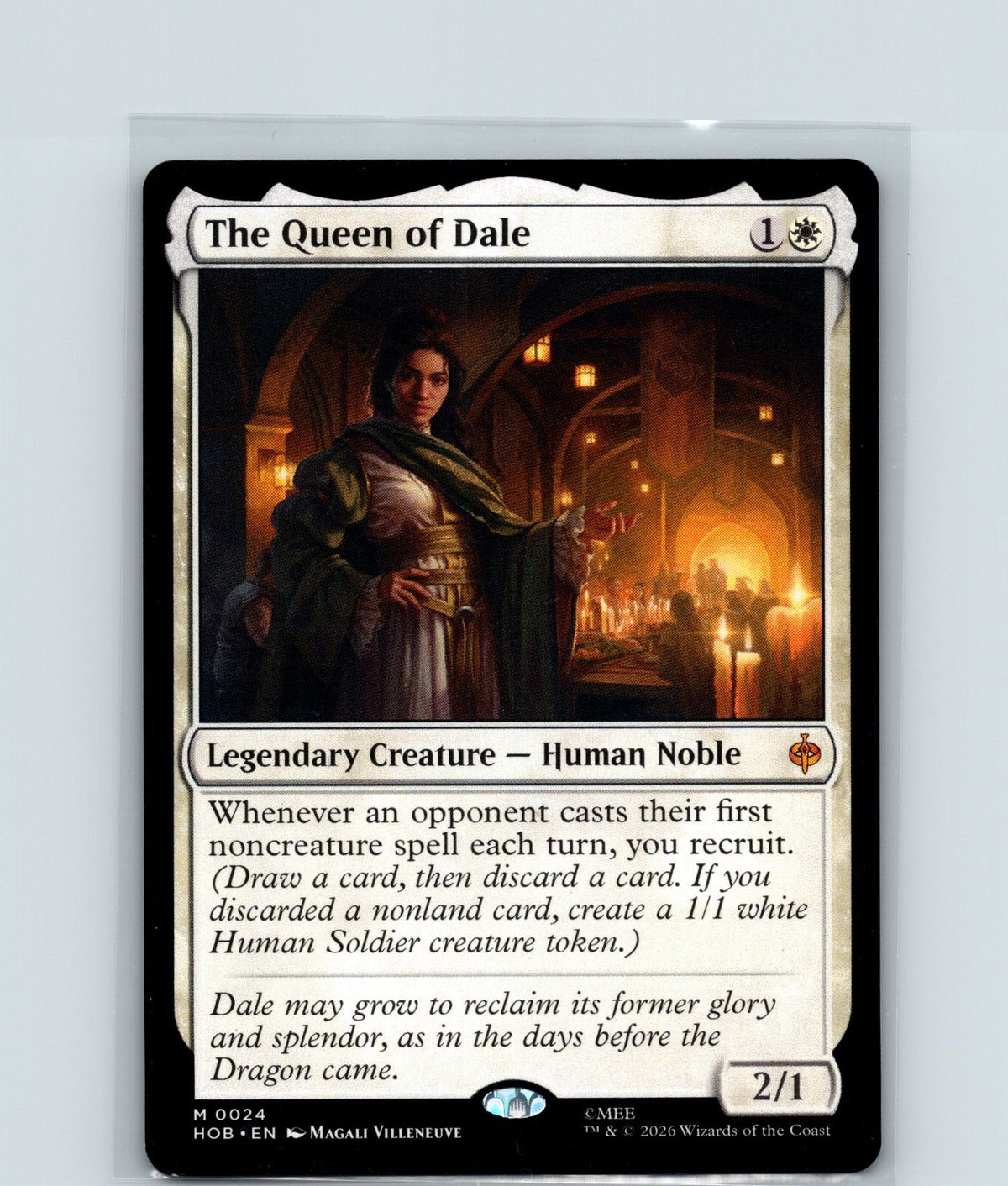 The Queen of Dale M The Hobbit 24 NM