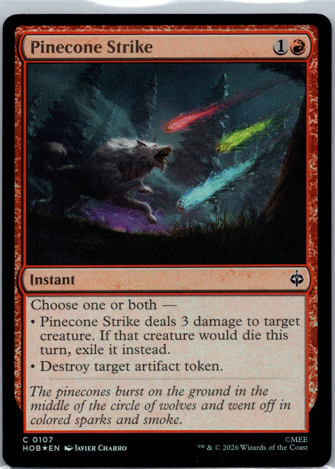Pinecone Strike Foil C The Hobbit 107 NM