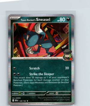 Team Rocket's Sneasel Holo Rare SV10: Destined Rivals 128/182 NM