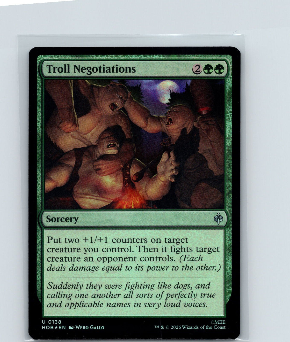 Troll Negotiations Foil U The Hobbit 138 NM