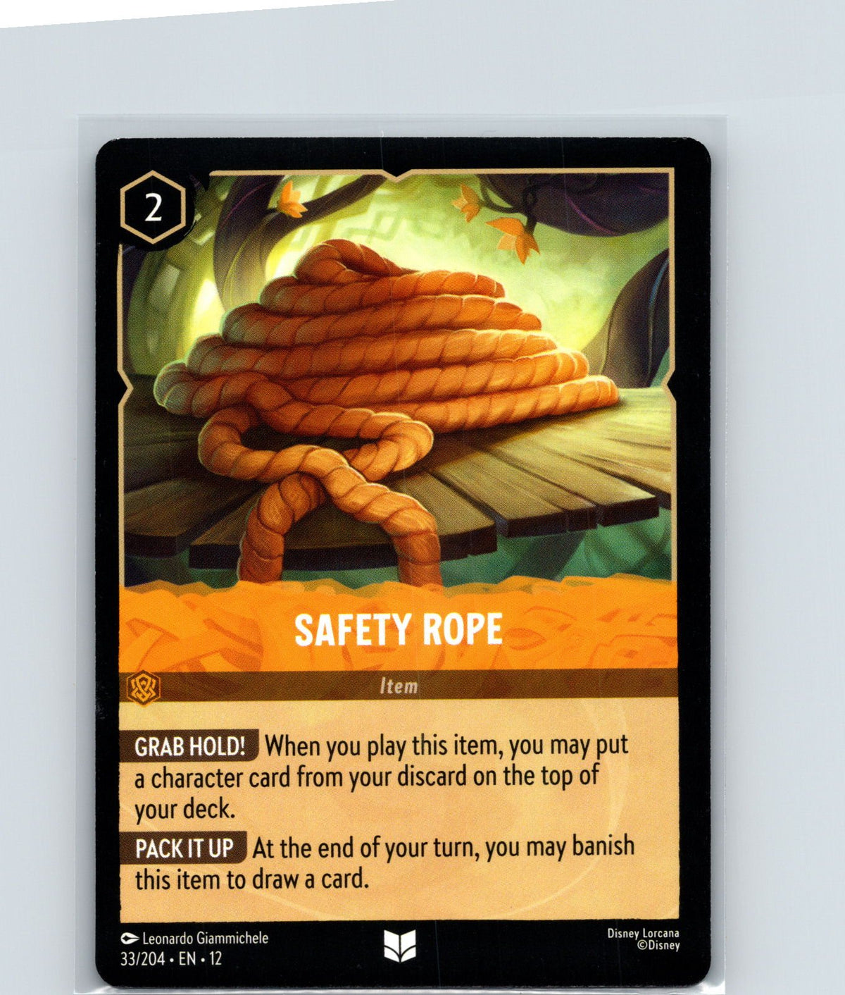 Safety Rope Uncommon Wilds Unknown 33/204 NM