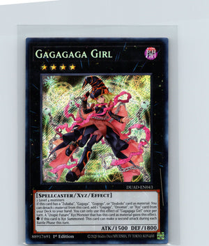 Gagagaga Girl 1st Edition Secret Rare Duelist's Advance DUAD-EN043 NM