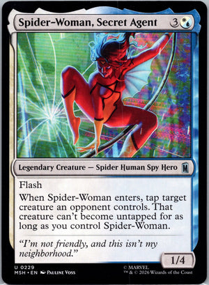 Spider-Woman, Secret Agent U Marvel Super Heroes 229 NM