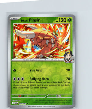Ethan's Pinsir Reverse Holo Uncommon SV10: Destined Rivals 001/182 NM