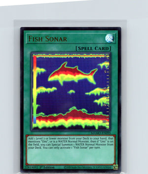 Fish Sonar 1st Edition Ultra Rare Magnificent Monsters MAMO-EN095 NM