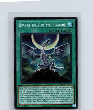 Roar of the Blue-Eyed Dragons Unlimited Super Rare y SDWD-EN019 NM