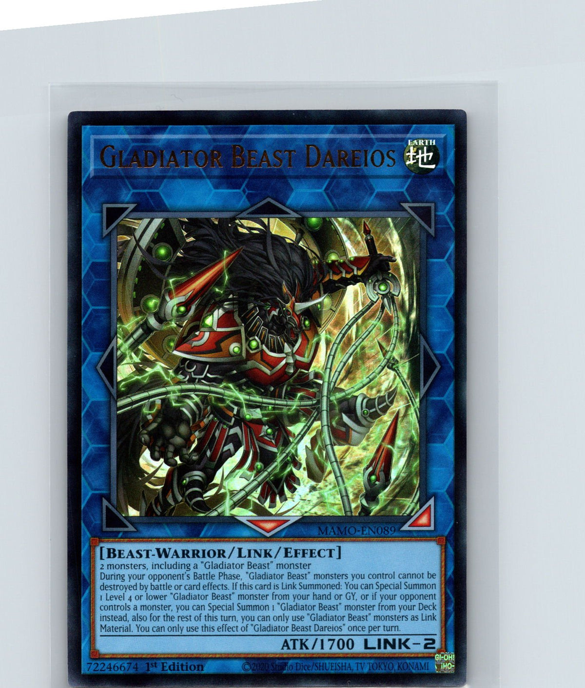 Gladiator Beast Dareios 1st Edition Ultra Rare MAMO-EN089 NM