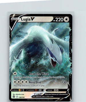 Lugia V Holo Ultra Rare SWSH12: Silver Tempest 138/195 NM