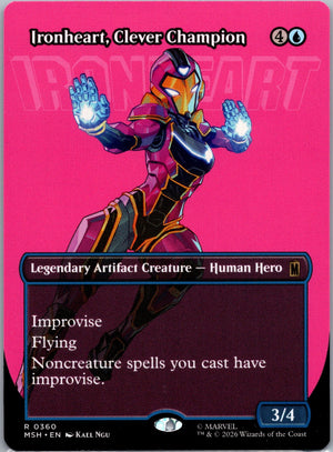 Ironheart, Clever Champion (Borderless) R Marvel Super Heroes 360 NM