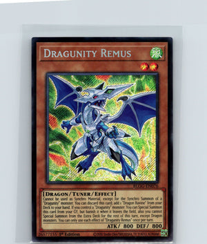 Dragunity Remus 1st Edition Secret Rare BLGG-EN076 NM