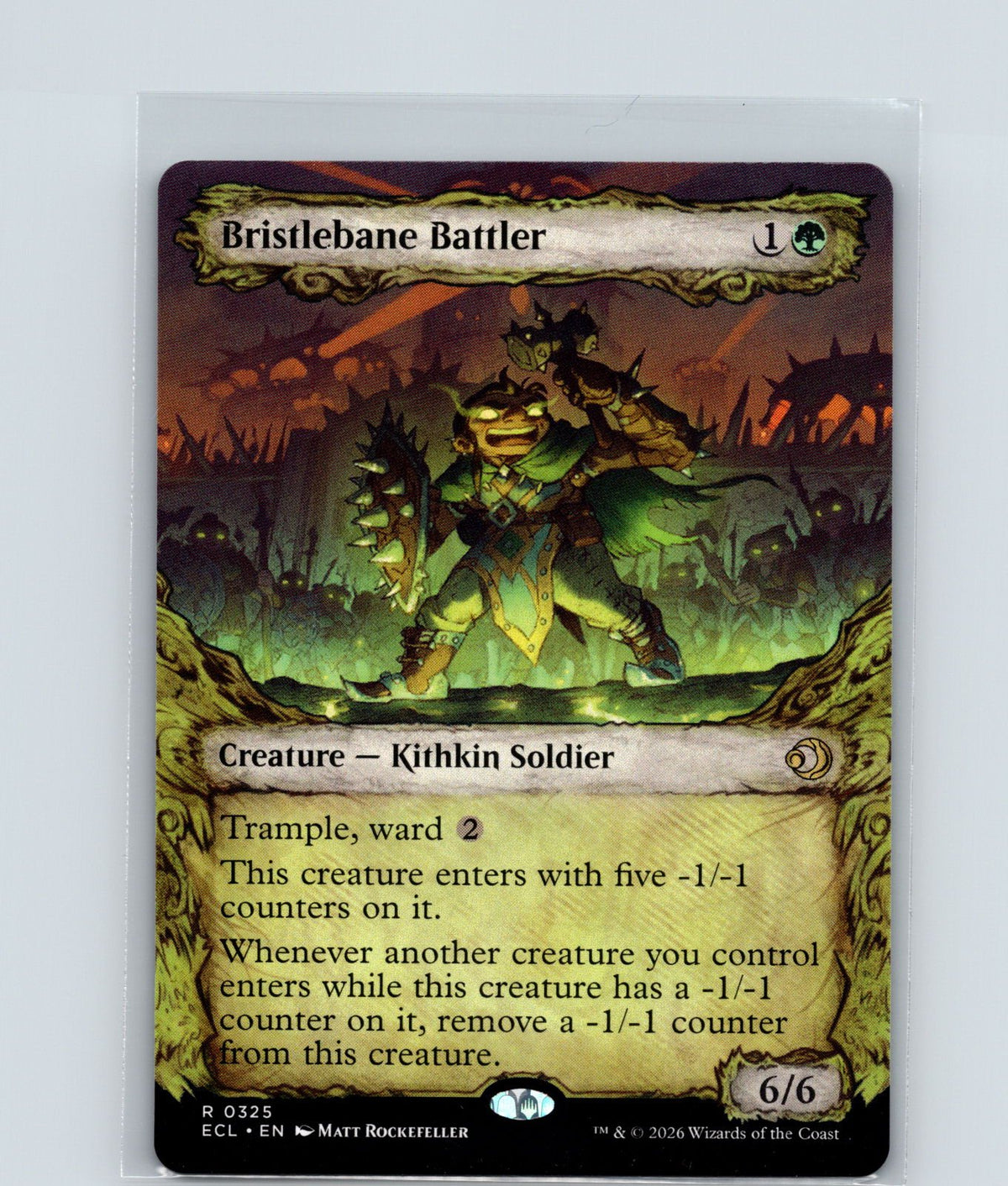 Bristlebane Battler (Showcase) R Lorwyn Eclipsed 325 NM