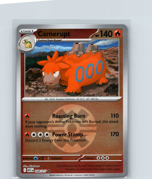 Camerupt (Quick Ball) Reverse Holo Uncommon ME: Ascended Heroes 028/217 NM