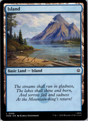 Island Foil L The Hobbit 190 NM