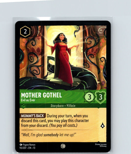 Mother Gothel - Evil as Ever Common Attack of the Vine! 93/207 NM