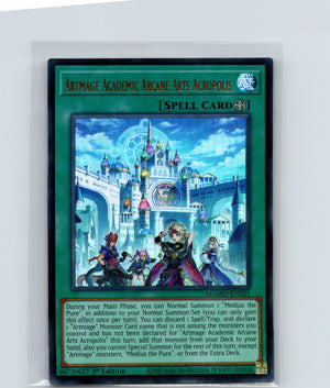 Artmage Academic Arcane Arts Acropolis 1st Edition Ultra Rare MAMO-EN101 NM