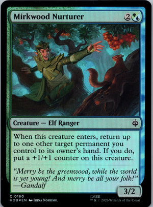 Mirkwood Nurturer Foil C The Hobbit 160 NM
