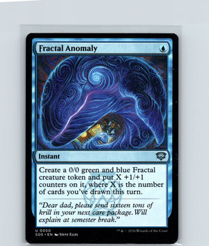 Fractal Anomaly U Secrets of Strixhaven 50 NM