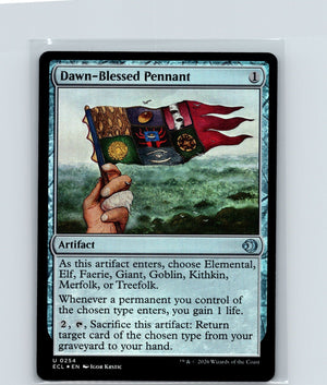 Dawn-Blessed Pennant Foil U Lorwyn Eclipsed 254 NM
