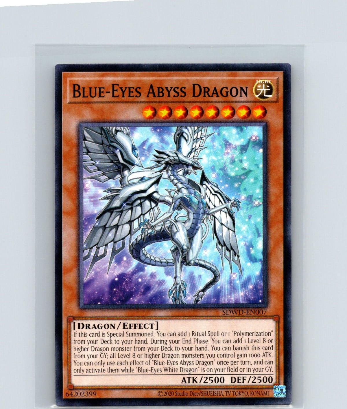 Blue-Eyes Abyss Dragon Unlimited Common SDWD-EN007 NM