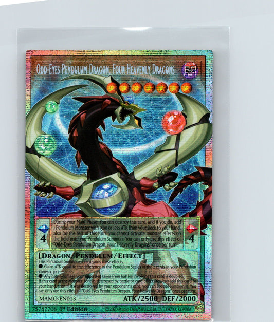 Odd-Eyes Pendulum Dragon, Four Heavenly Dragons Starlight Rare MAMO-EN013 NM