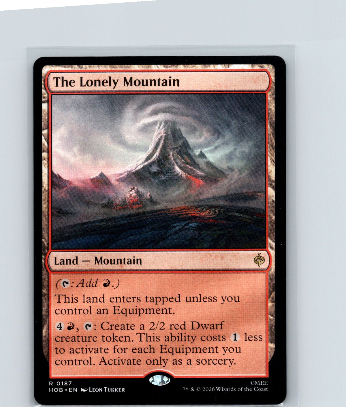 The Lonely Mountain R The Hobbit 187 NM