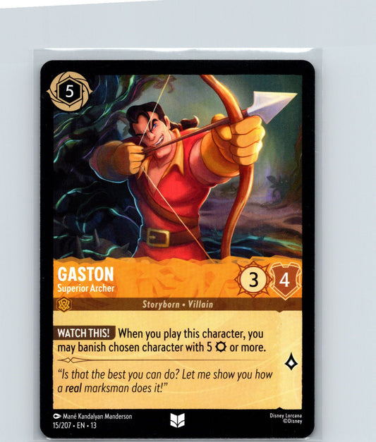 Gaston - Superior Archer Uncommon Attack of the Vine! 15/207 NM
