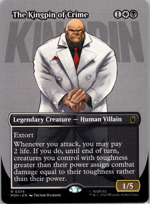 The Kingpin of Crime (Borderless) () R Marvel Super Heroes 374 NM