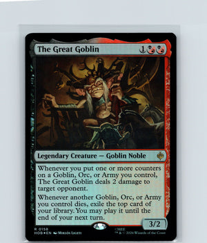 The Great Goblin Foil R The Hobbit 158 NM