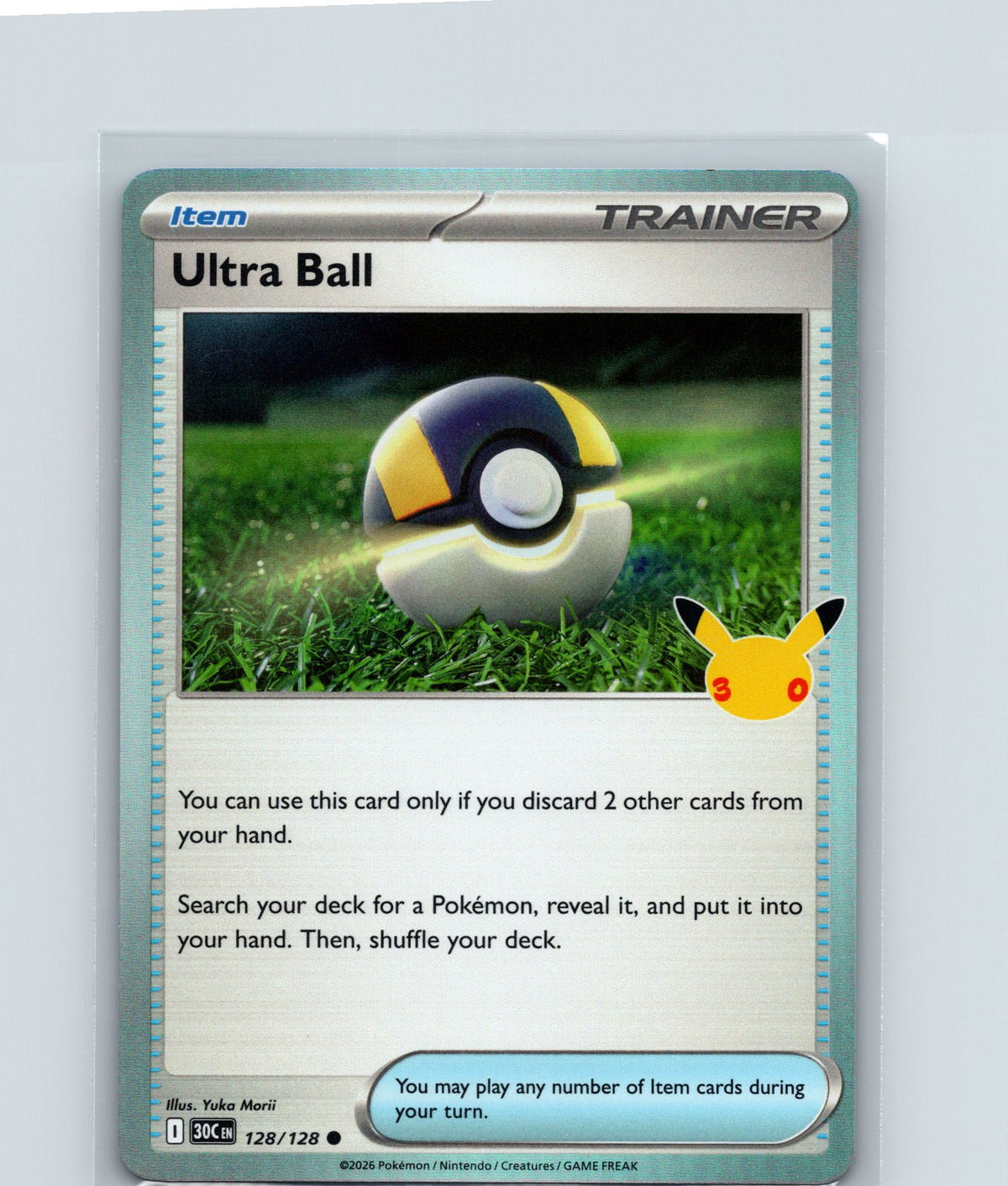 Ultra Ball Holo Common ME: 30th Celebration 128/128 NM