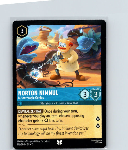 Norton Nimnul - Misanthropic Genius Uncommon Wilds Unknown 146/204 NM