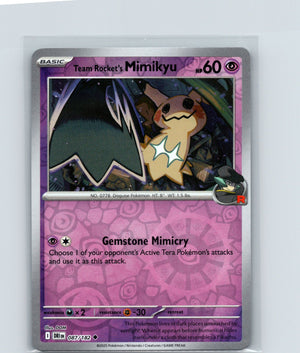 Team Rocket's Mimikyu Reverse Holo Uncommon ME: Ascended Heroes 097/217 NM