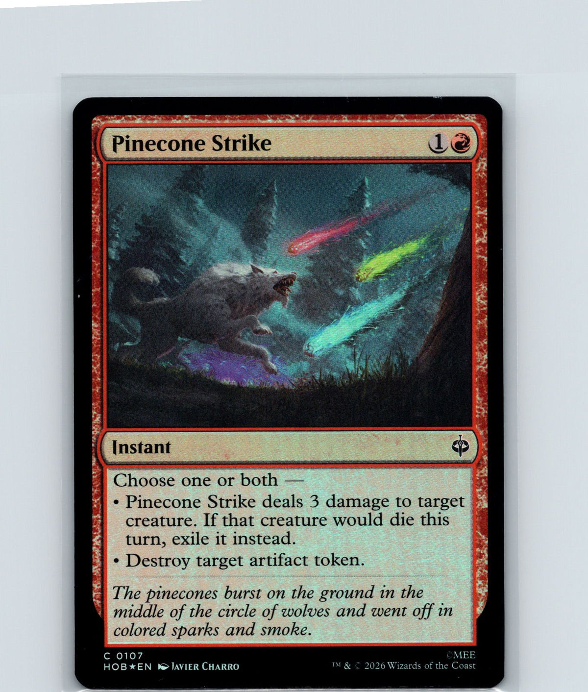 Pinecone Strike Foil C The Hobbit 107 NM