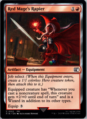 Red Mage's Rapier C FINAL FANTASY 152 NM