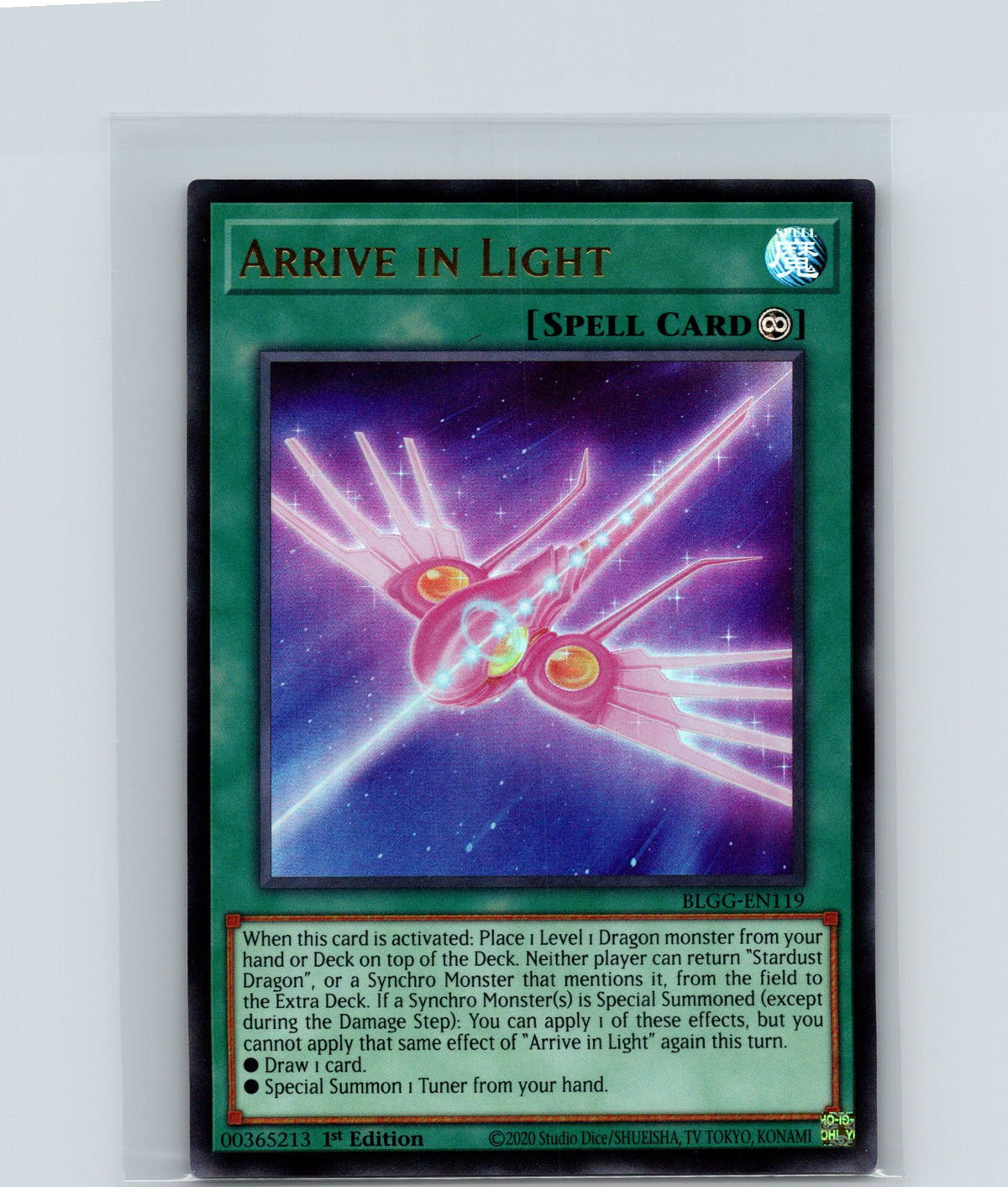 Arrive in Light 1st Edition Ultra Rare BLGG-EN119 NM