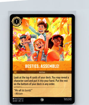 Besties, Assemble! Common Attack of the Vine! 34/207 NM